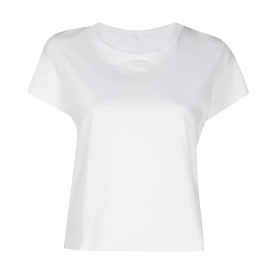 (Women) Alexander Wang SS22 White Cotton Crew Neck Short Sleeve T-Shirt 4CC3221358-100