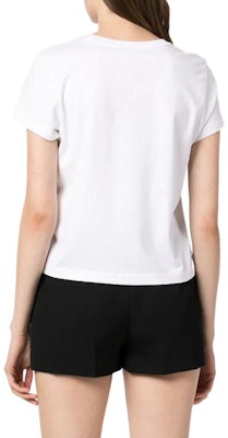 (W) Alexander Wang SS22 Camiseta Blanca de Algodón Cuello Redondo Manga Corta 4CC3221358-100 Shop (W) Alexander Wang SS22 Camiseta Blanca de Algodón Cuello Redondo Manga Corta 4CC3221358-100