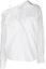 Buy (Women) Alexander Wang SS22 White Off-Shoulder Long Sleeve Shirt 4WC3221361-111