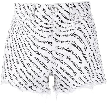 (Women) Alexander Wang SS22 All-Over Print Casual Shorts White 4DC2224095-985 Buy (Women) Alexander Wang SS22 All-Over Print Casual Shorts White 4DC2224095-985