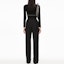 Shop (W) Pantalones Casuales Pierna Ancha Negro Logo Alexander Wang SS22. 1WC1224426-001