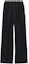 Order (W) Alexander Wang SS22 Pantalones Negros Elásticos con Logo en la Cintura. 4WC1224129-001