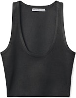 (Women) Alexander Wang SS22 Black Stretch Seam Sporty Tank Top 1KC2221031-001 (Women) Alexander Wang SS22 Black Stretch Seam Sporty Tank Top 1KC2221031-001