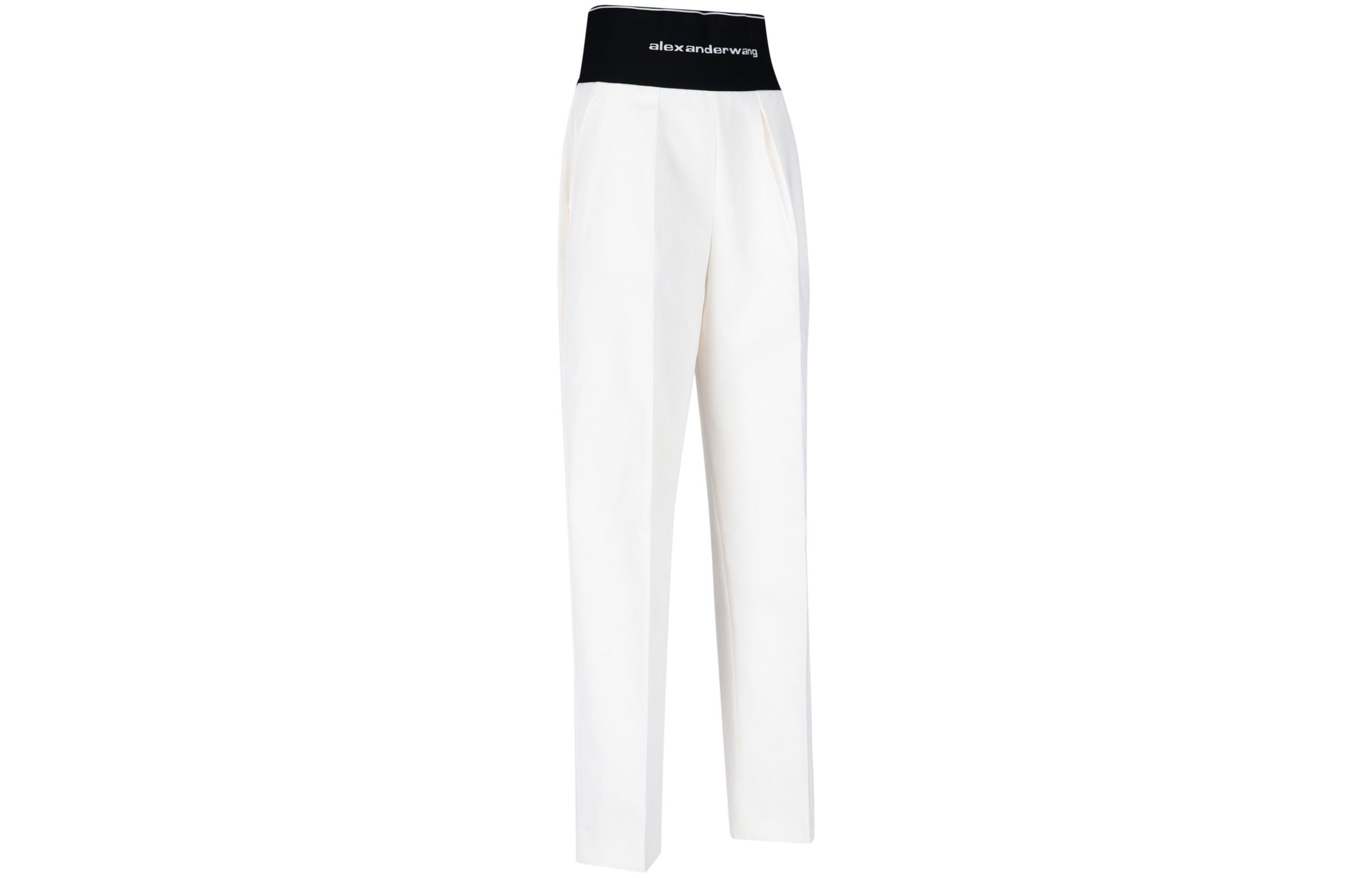 Shop (W) Alexander Wang SS22 Pantalones Rectos Sueltos Bordados Color-Block Mujer 1WC1224449-110