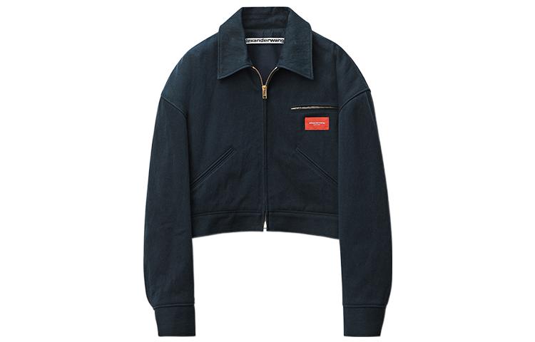 (Women) Alexander Wang SS22 Denim Bomber Jacket Blue 1WC1222345-407