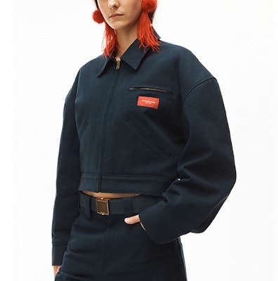 (W) Alexander Wang SS22 藍色丹寧飛行夾克 1WC1222345-407 Purchase (W) Alexander Wang SS22 藍色丹寧飛行夾克 1WC1222345-407