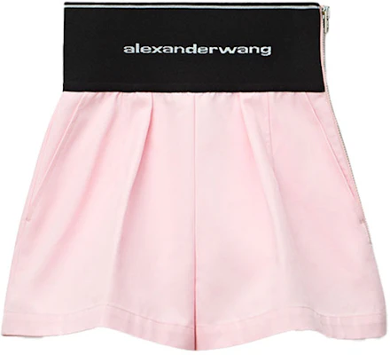 (W) Alexander Wang SS22 高腰標誌短褲 淺粉色 1WC122445-0680 Buy (W) Alexander Wang SS22 高腰標誌短褲 淺粉色 1WC122445-0680