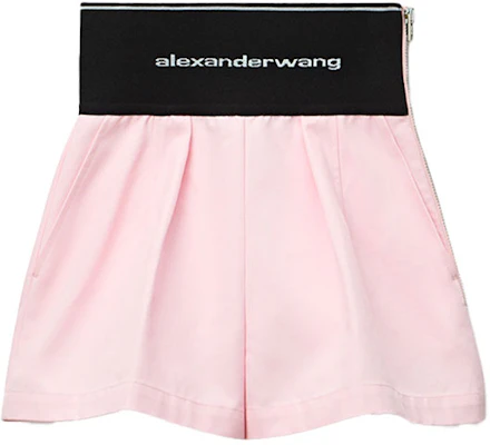 (W) Alexander Wang SS22 高腰標誌短褲 淺粉色 1WC122445-0680 Order (W) Alexander Wang SS22 高腰標誌短褲 淺粉色 1WC122445-0680