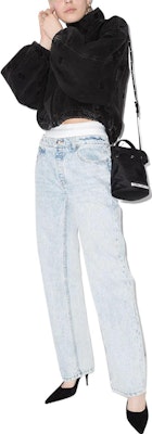 (W) Alexander Wang SS22 刺繡標誌女款黑色拉鍊外套 4DC2212912-031 Lookbook (W) Alexander Wang SS22 刺繡標誌女款黑色拉鍊外套 4DC2212912-031