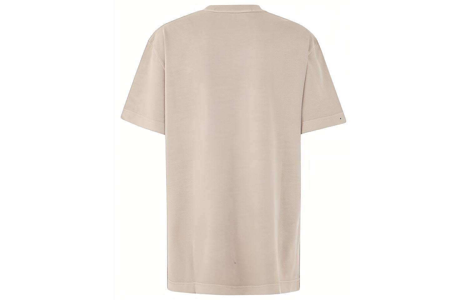 Lookbook (W) Alexander Wang SS22 Kaos Wanita Logo Print Crewneck Beige UCC3221533-279