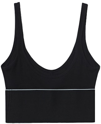 (W) 알렉산더왕 SS22 로고 니트 스포츠 브라 여성 블랙 1CC4218077 Lookbook (W) 알렉산더왕 SS22 로고 니트 스포츠 브라 여성 블랙 1CC4218077