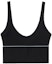 Lookbook (W) 알렉산더왕 SS22 로고 니트 스포츠 브라 여성 블랙 1CC4218077