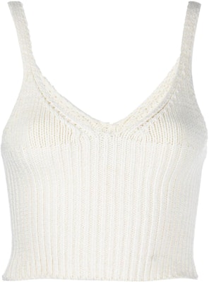 (W) Alexander Wang SS22 Top de Punto Ajustado Mujer Blanco Crudo. 4KC2221022-104 Buy (W) Alexander Wang SS22 Top de Punto Ajustado Mujer Blanco Crudo. 4KC2221022-104