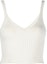 Buy (W) Alexander Wang SS22 Top de Punto Ajustado Mujer Blanco Crudo. 4KC2221022-104