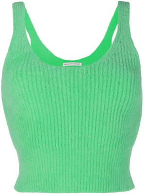 (W) Alexander Wang SS22 Tank Top Rajut Wanita Hijau 4KC1221014SS22-310 Buy (W) Alexander Wang SS22 Tank Top Rajut Wanita Hijau 4KC1221014SS22-310