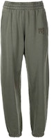 (Women) Alexander Wang SS22 Terry Logo Straight Fit Sweatpants Women’s Deep Green 4CC321-4104-305 (Women) Alexander Wang SS22 Terry Logo Straight Fit Sweatpants Women’s Deep Green 4CC321-4104-305