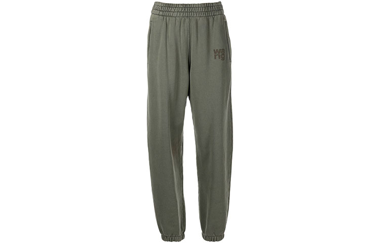 Order (Women) Alexander Wang SS22 Terry Logo Straight Fit Sweatpants Women’s Deep Green 4CC321-4104-305