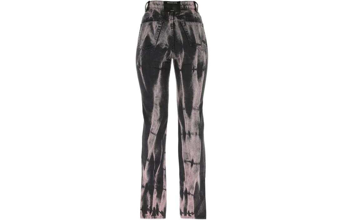 (Women) Alexander Wang SS22 Tie-Dye Logo High-Waisted Jeans Black 4DC1224065-955 圖 3