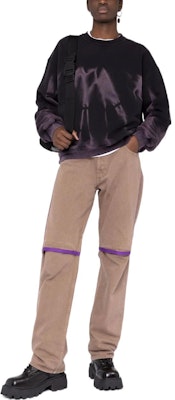 (W) Alexander Wang SS22 Baju Ikat Celup Crewneck Hitam UCC1221483 Lookbook (W) Alexander Wang SS22 Baju Ikat Celup Crewneck Hitam UCC1221483