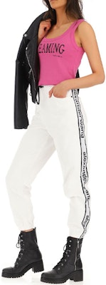 (Women) Alexander Wang SS22 Vintage Side Logo Track Pants White 4D994326CF Purchase (Women) Alexander Wang SS22 Vintage Side Logo Track Pants White 4D994326CF
