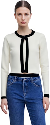 (W) Alexander Wang SS22 白色提花標誌針織毛衣 4KC1223013-971 Sizing (W) Alexander Wang SS22 白色提花標誌針織毛衣 4KC1223013-971