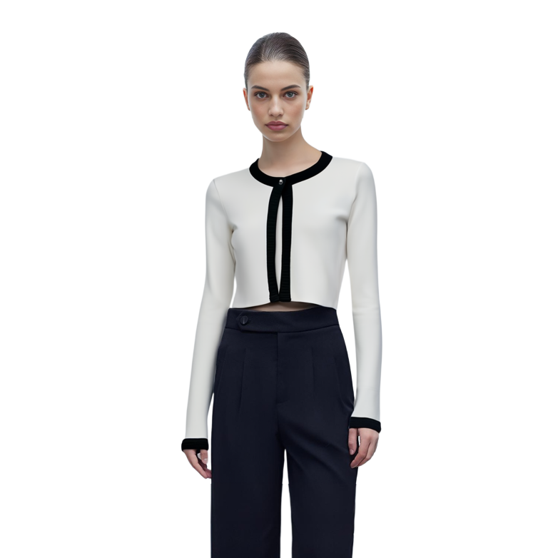 Cheap (W) Alexander Wang SS22 白色提花標誌針織毛衣 4KC1223013-971