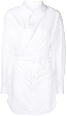 (W) Alexander Wang SS22 Gaun Mini Lengan Panjang Putih Wanita 4WC2226175-100 Order (W) Alexander Wang SS22 Gaun Mini Lengan Panjang Putih Wanita 4WC2226175-100