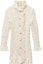 Order (W) 亚历山大王SS22白色长款荷叶边纽扣外套女款 1CC3222388-120