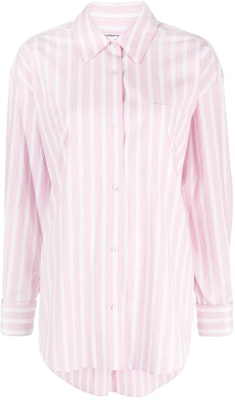 (Women) Alexander Wang SS23 Asymmetric Striped Button-Up Shirt Light Pink 1WC2232443-688 Buy (Women) Alexander Wang SS23 Asymmetric Striped Button-Up Shirt Light Pink 1WC2232443-688