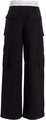 (W) アレキサンダー ワン SS23 ブラック ワイドレッグ カーゴパンツ 1WC2234571-418 Lookbook (W) アレキサンダー ワン SS23 ブラック ワイドレッグ カーゴパンツ 1WC2234571-418