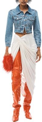 (W) 亚历山大王SS23蓝色水洗牛仔短款夹克长袖 4DC1232319-473 Lookbook (W) 亚历山大王SS23蓝色水洗牛仔短款夹克长袖 4DC1232319-473