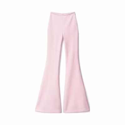 (Women) Alexander Wang SS23 High-Waisted Slim Fit Flared Pants Pink. 1CC1234562-680