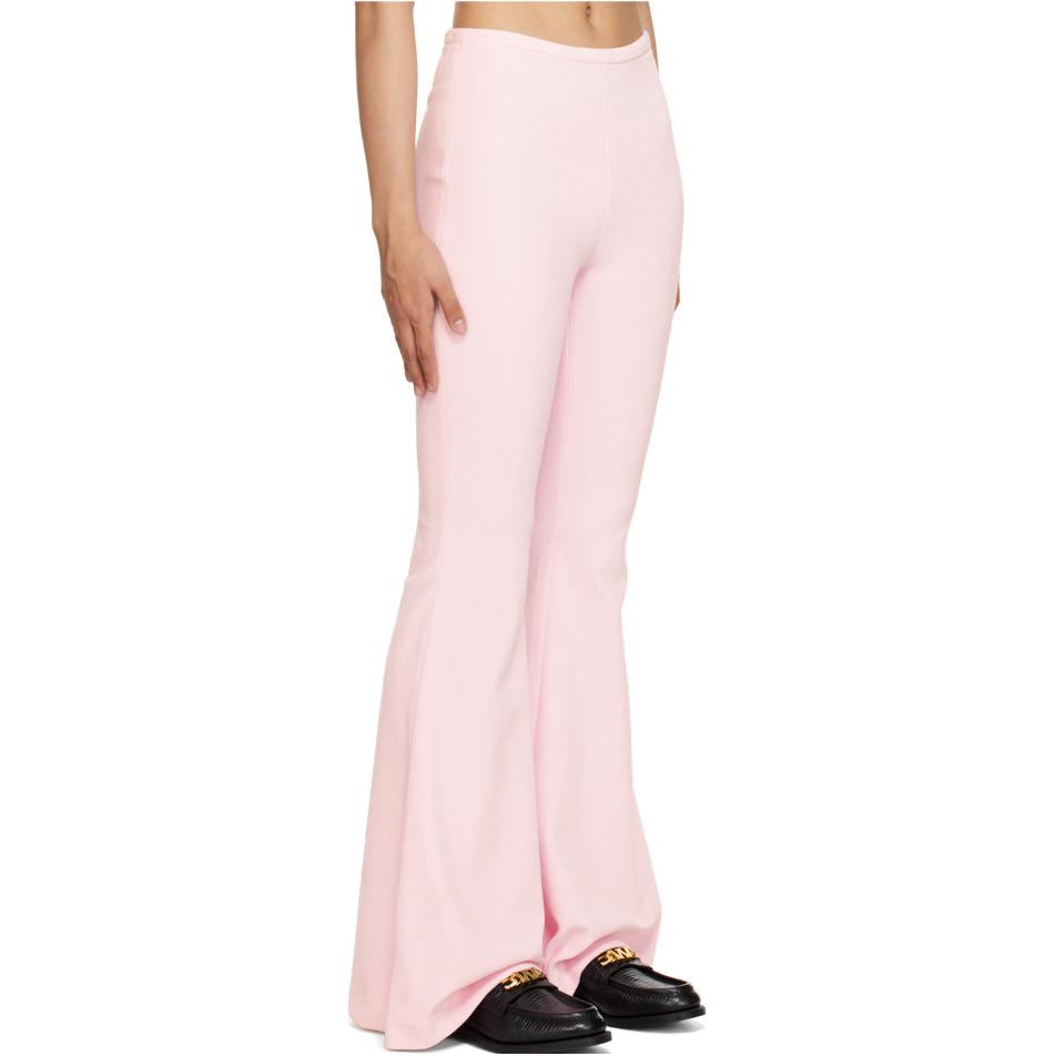 Lookbook (Women) Alexander Wang SS23  High-Waisted Slim Fit Flared Pants Pink. 1CC1234562-680
