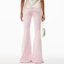 Purchase (Women) Alexander Wang SS23 High-Waisted Slim Fit Flared Pants Pink. 1CC1234562-680