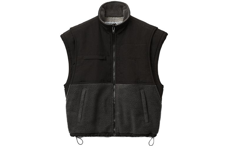 (Women) Alexander Wang SS23  Reversible Fleece Vest Black UCC1232024-070