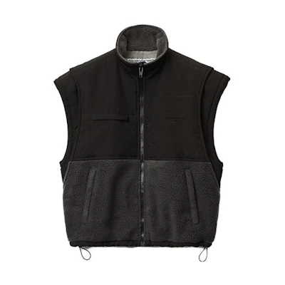 (Women) Alexander Wang SS23 Reversible Fleece Vest Black UCC1232024-070