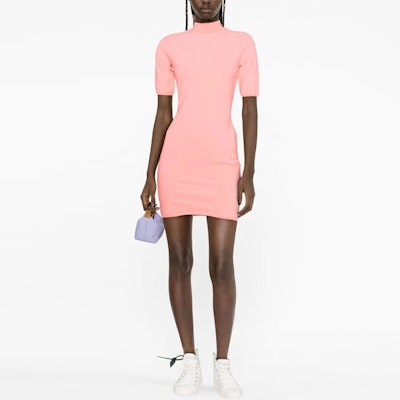 (W) Alexander Wang SS23 Gaun Lengan Pendek Pink 4KC1236032-671 Lookbook (W) Alexander Wang SS23 Gaun Lengan Pendek Pink 4KC1236032-671