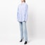 Shop (Women) Alexander Wang SS23 Solid Button-Up Long Sleeve Shirt Light Blue 4WC1231375-423