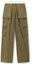 Buy (W) Alexander Wang SS23 Pantalones Cargo Pierna Ancha Verde Militar 1WC2234571-308