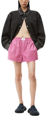 (W) Alexander Wang SS23 Shorts Garis Santai Pink Clown. 4WC2234375673A Lookbook (W) Alexander Wang SS23 Shorts Garis Santai Pink Clown. 4WC2234375673A