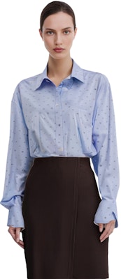 (Women) Alexander Wang SS23 All-Over Print Shirt Blue 1WC1231762-492 2