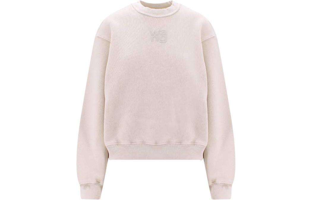 (Women) Alexander Wang SS23 Beige Sweatshirt with Logo Print 4CC3221360-078