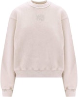 (Women) Alexander Wang SS23 Beige Sweatshirt with Logo Print 4CC3221360-078 (Women) Alexander Wang SS23 Beige Sweatshirt with Logo Print 4CC3221360-078