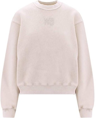 (W) Alexander Wang SS23 Baju Beige dengan Cetakan Logo 4CC3221360-078 Order (W) Alexander Wang SS23 Baju Beige dengan Cetakan Logo 4CC3221360-078