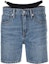 Buy (Women) Alexander Wang SS23 Bikini Patchwork Denim Shorts Women’s Indigo Blue 4DC1234358-473