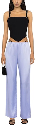 (Women) Alexander Wang SS23 Crystal Embellished Silk Pants Lilac. 4WC1234370-542 Lookbook (Women) Alexander Wang SS23 Crystal Embellished Silk Pants Lilac. 4WC1234370-542