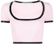 Buy (Women) Alexander Wang SS23 Crystal Logo Pink Short Sleeve Tee for Women - Date Night Essential 1KC2231007-680