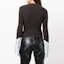 Shop (Women) Alexander Wang SS23 Ribbed Knit Sweater Brown 4KC1231010-010