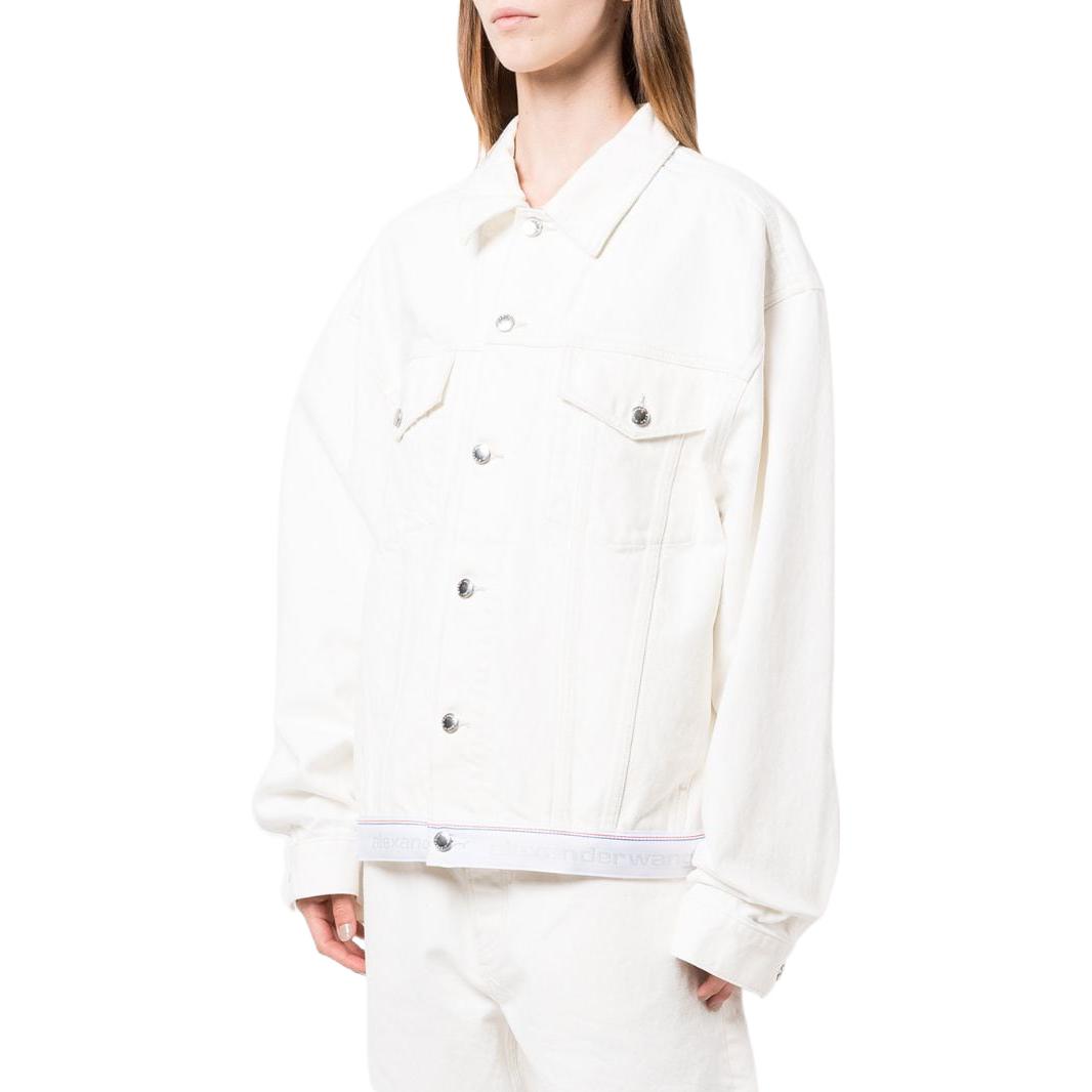 Purchase (Women) Alexander Wang SS23 Single-Breasted Jacket  White 4DC1232389-120