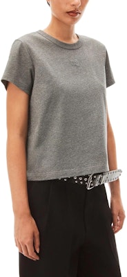 (W) Alexander Wang SS23 Camiseta Mujer Gris Manga Corta Cuello Redondo Color Sólido 4CC3231416-079 Purchase (W) Alexander Wang SS23 Camiseta Mujer Gris Manga Corta Cuello Redondo Color Sólido 4CC3231416-079